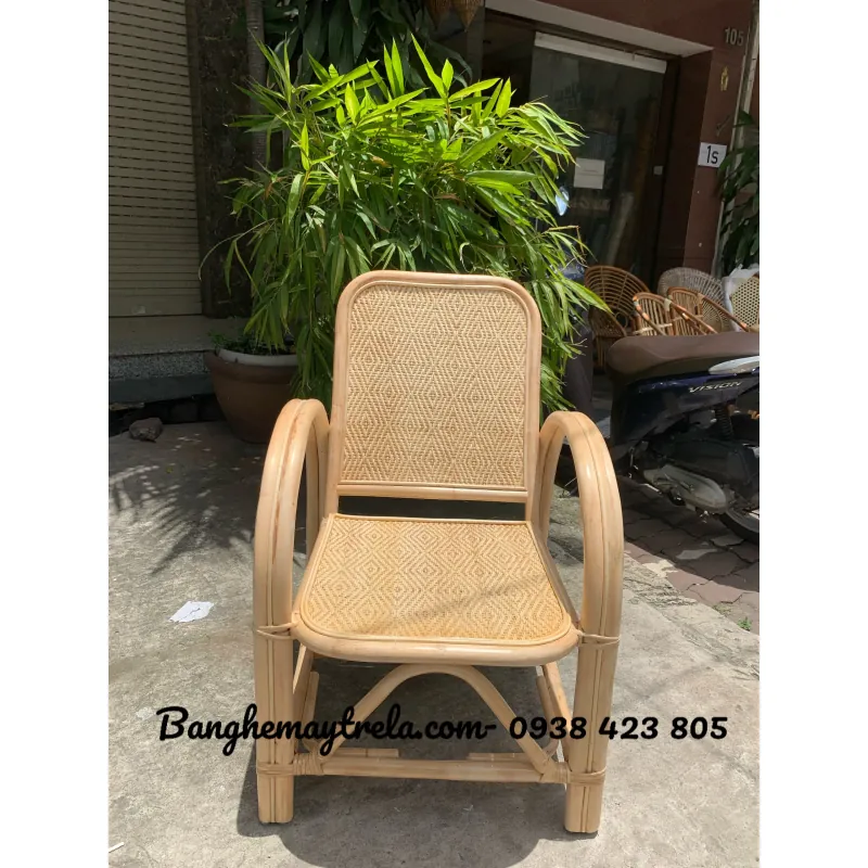Ghế đơn mây tre đan 703667