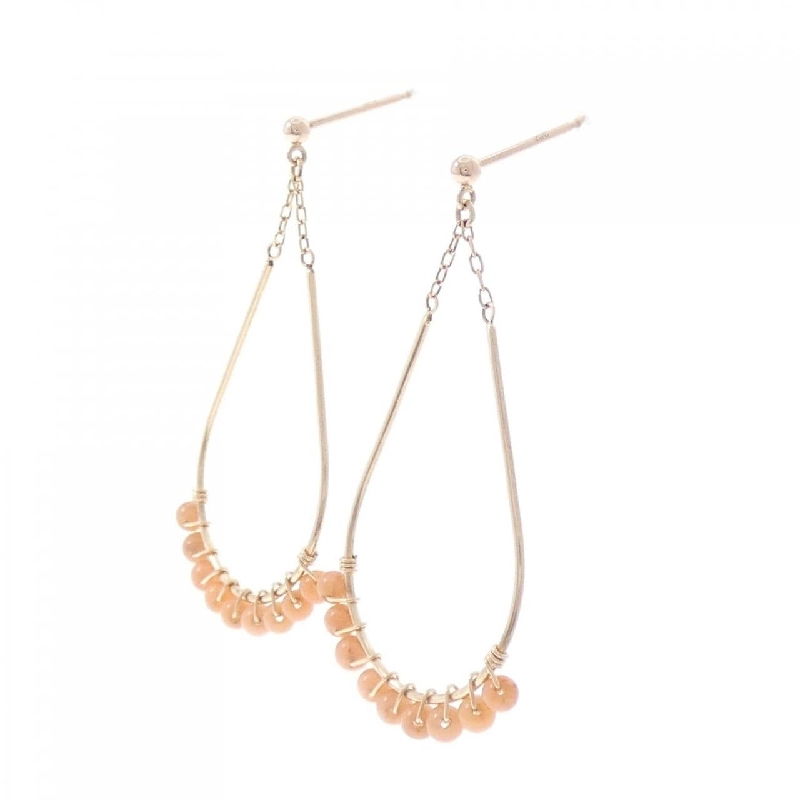 K10PG Bông tai san hô - Hàng hiệu Authentic 867835