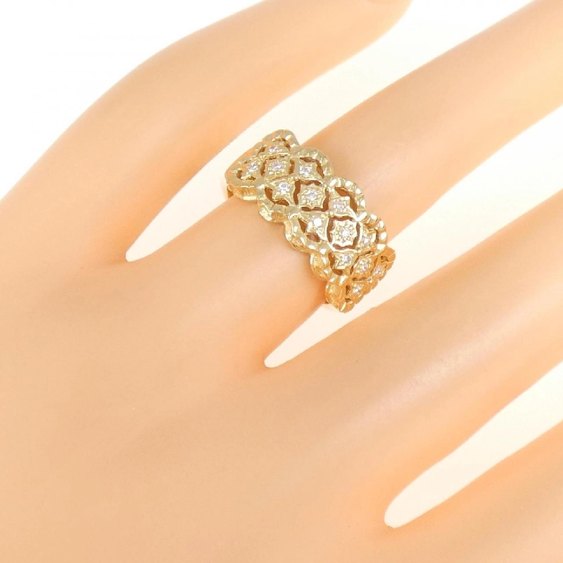 Nhẫn kim cương K18YG 0.1CT 669944