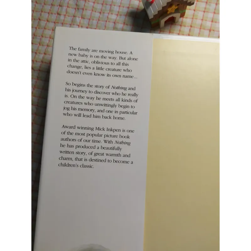 NOTHING – MICK INKPEN 📚 Bìa cứng, picturebook, khổ rất lớn 23×25.5cm 763800