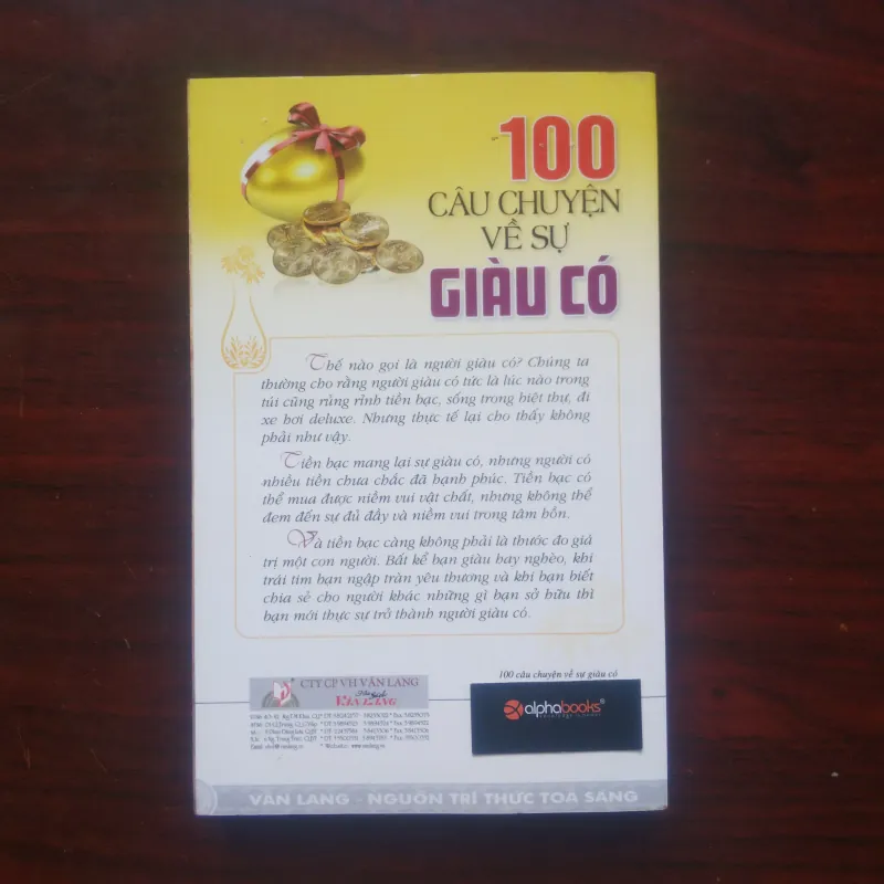 100 Câu Chuyện Về Sự Giàu Có - Quách Thành [Sách Kinh Doanh] 1026574