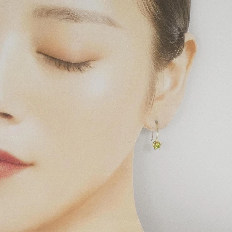 K18YG Peridot Bông tai - Hàng hiệu Chính hãng 868731