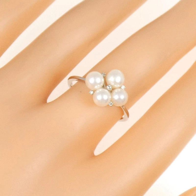 Nhẫn ngọc trai Akoya PT900 - Hàng hiệu Authentic 854413