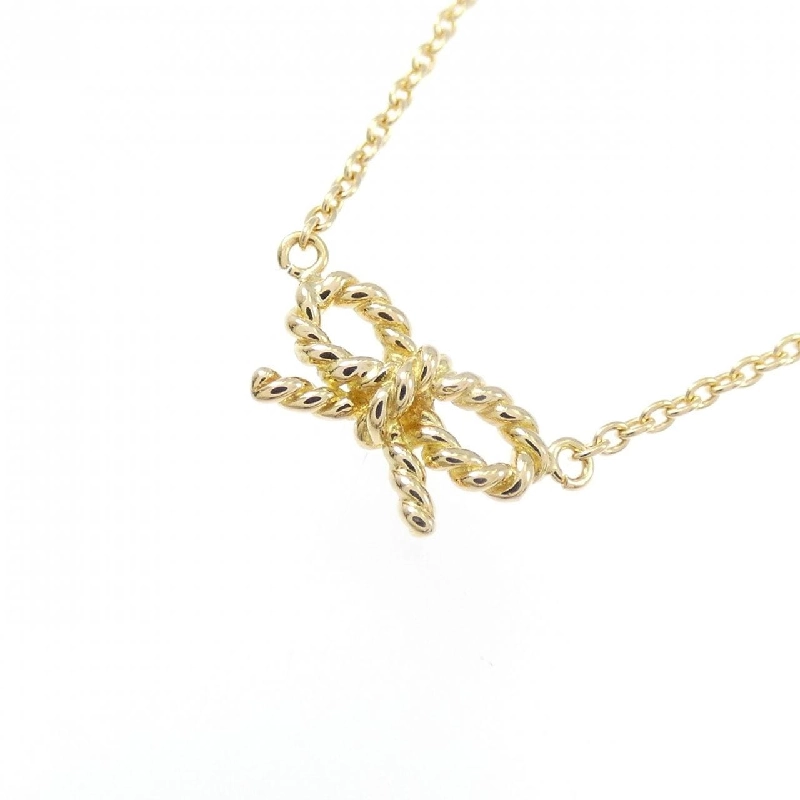 K18YG Dây chuyền nơ - Hàng hiệu Authentic 863985