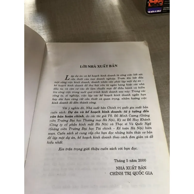 Dự án và kế hoạch kinh doanh 781083