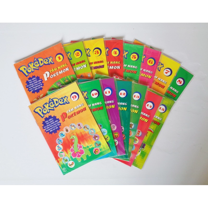 Bộ Full 15 cuốn Pokedex - Cẩm nang Pokemon xưa (Nhà xuất bản Trẻ) 448700