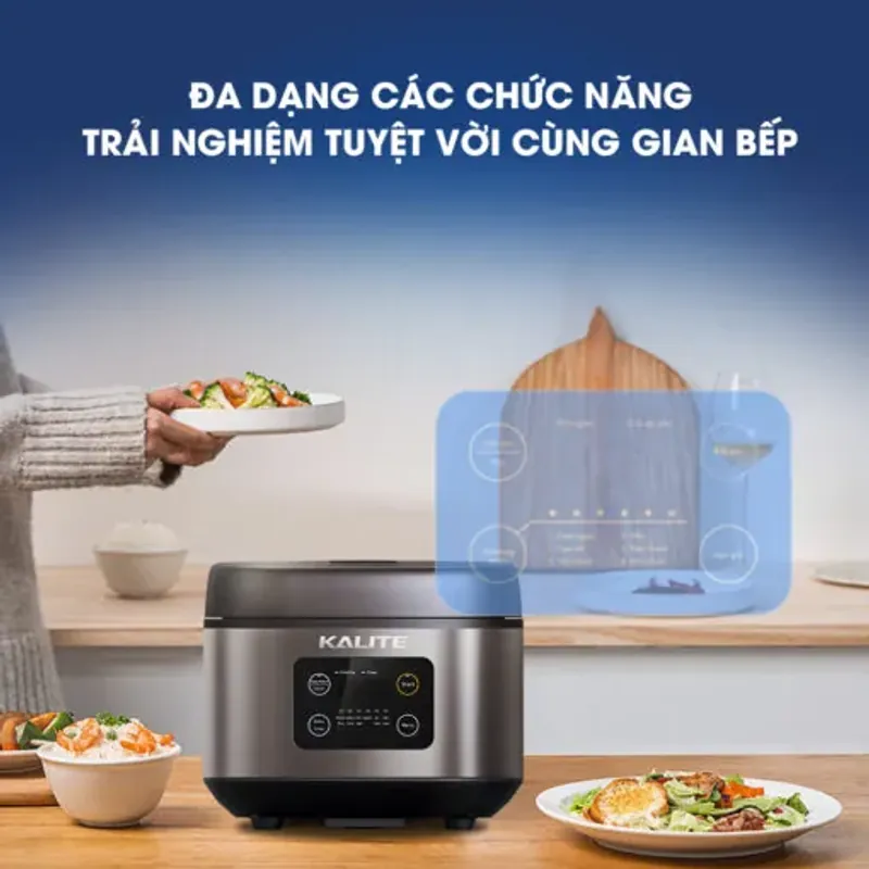 Nồi cơm điện đa năng Kalite KL-620 chính hãng tiết kiệm điện, mới 100% 572970