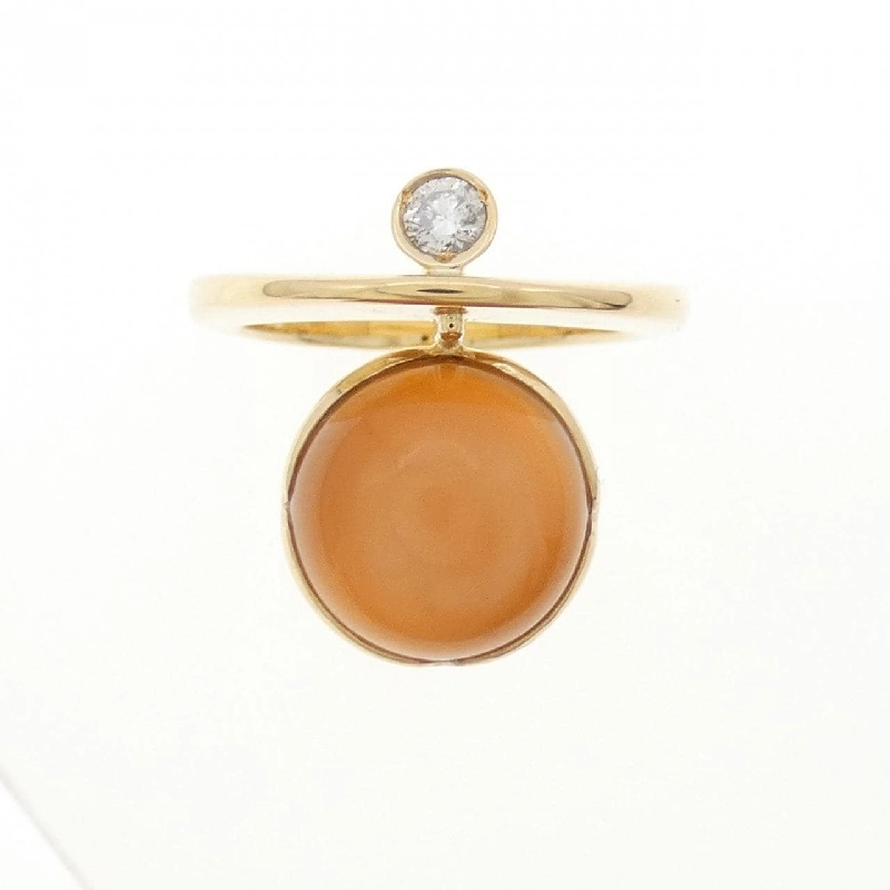 Nhẫn Moonstone K18YG 4.77CT - Hàng hiệu Chính hãng 852861