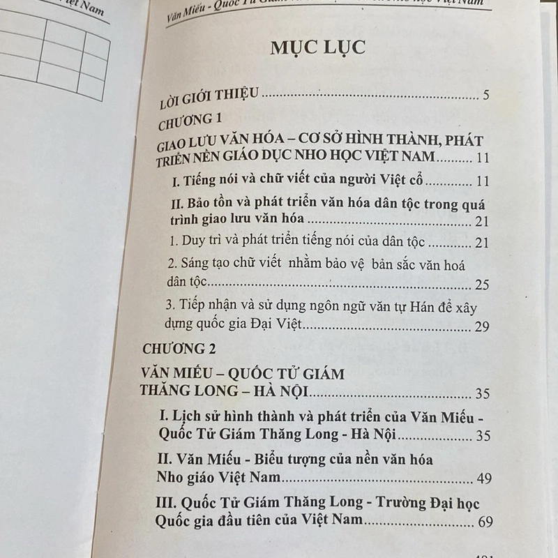 VĂN MIẾU - QUỐC TỬ GIÁM VÀ CHẾ ĐỘ KHOA CỬ VIỆT NAM, bản bìa cứng, xuất bản năm 2012 530422