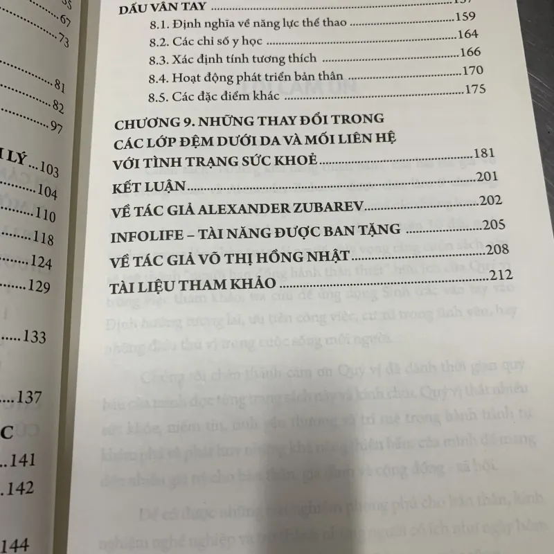 Infolife những khả năng thiên bẩm. Sinh trắc dấu vân tay   776221