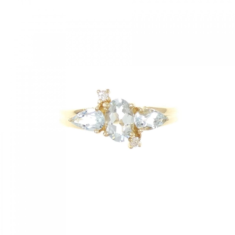 Nhẫn Aquamarine K18YG 0.74CT - Hàng hiệu Chính hãng 853656