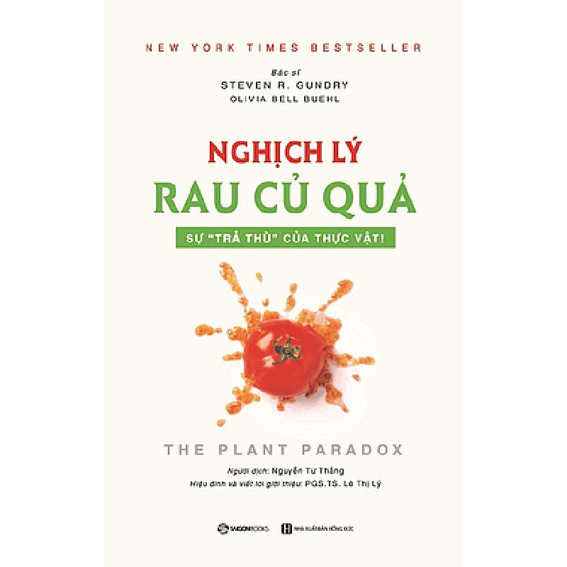 Nghịch lý Rau Củ Quả: Sự "trả thù" của thực vật! - Steven R. Gundry2018 New 100% HCM.PO 31741