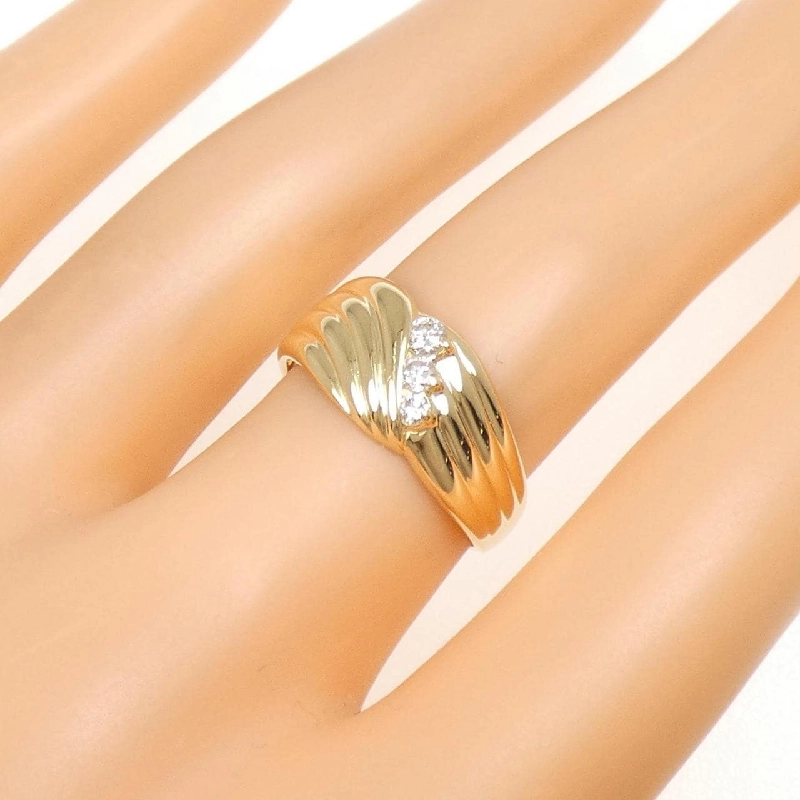 Nhẫn kim cương K18YG 0.15CT - Hàng hiệu Chính hãng 849025