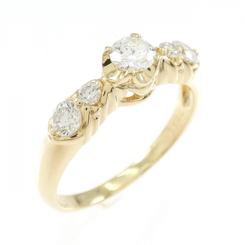 Nhẫn kim cương K18YG 0.59CT 666657