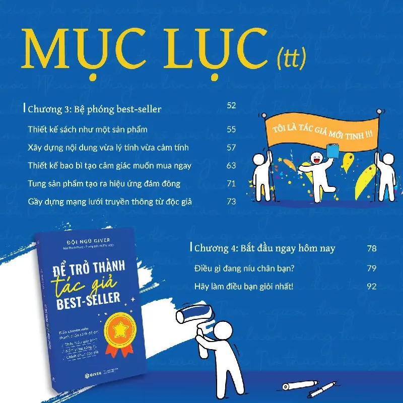 Để Trở Thành Tác Giả Best Seller - Đội Ngũ GIVER - GIVER BOOKS - MARKETING KINH DOANH 595445