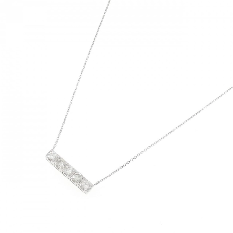 Dây chuyền kim cương PT900/K18WG 0.80CT - Hàng hiệu Authentic 860252