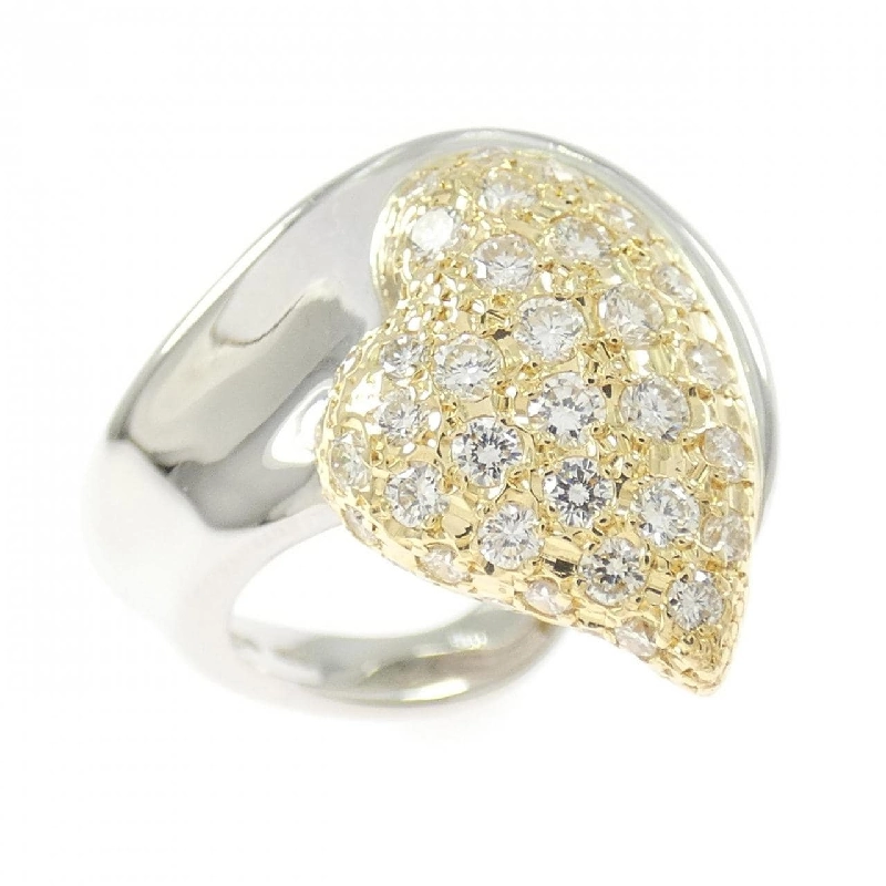 Nhẫn kim cương PT900/K18YG 0.67CT - Hàng hiệu Authentic 848053