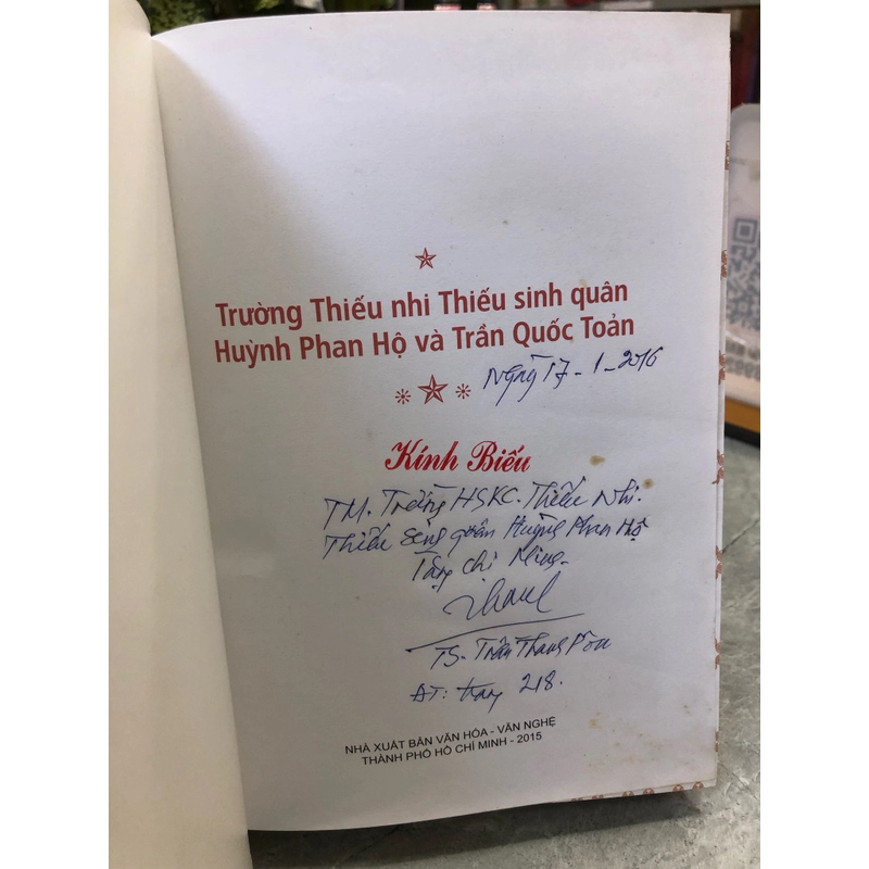 TRƯỜNG THIẾU NHI THIẾU SINH QUÂN HUỲNH PHAN HỘ TRẦN QUỐC TOẢN - Trại Nhi Đồng 463868
