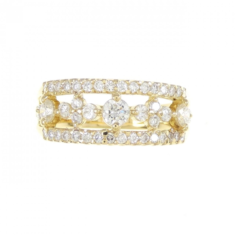 Nhẫn kim cương K18YG 0.81CT - Hàng hiệu Authentic 851021