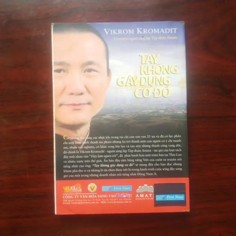 [Sách Doanh Nhân] Tay Không Gây Dựng Cơ Đồ (Vikrom Kromadit) - Nhà Sáng Lập Tập Đoàn Amata 977882
