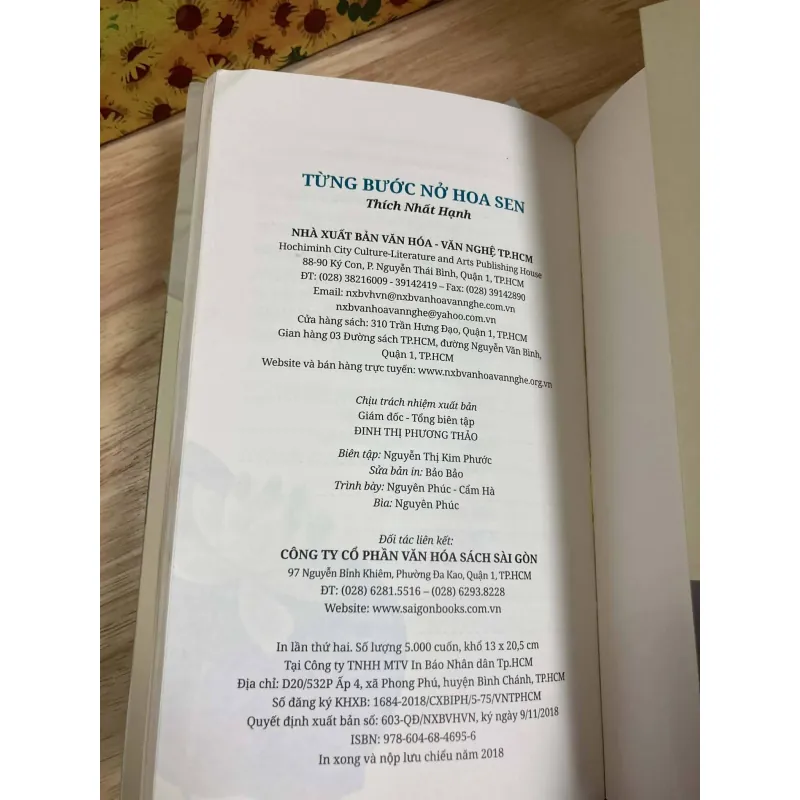 Từng Bước Nở Hoa Sen - Thích Nhất Hạnh 999292
