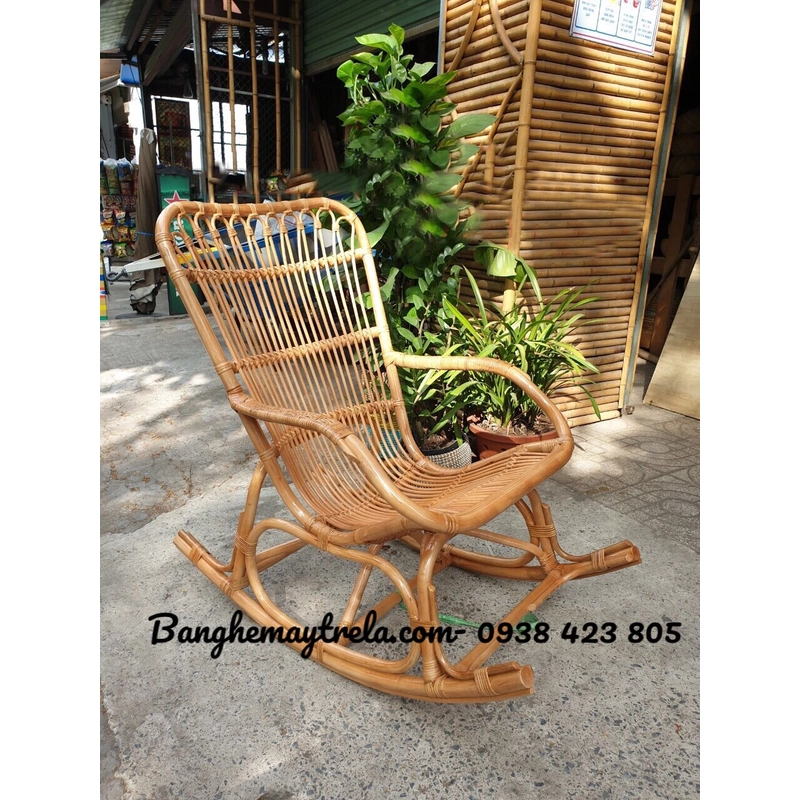 Ghế thư giãn bập bênh mây nhỏ gọn 517507