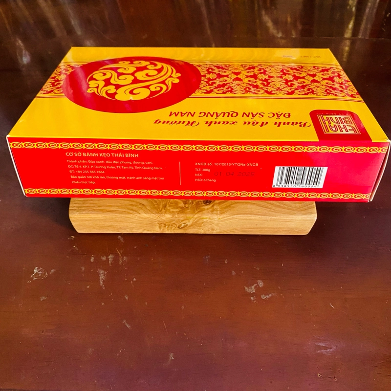 Combo 5 hộp bánh đậu xanh nướng (300g x 5) Thái Bình - Đặc sản Quảng Nam  443134