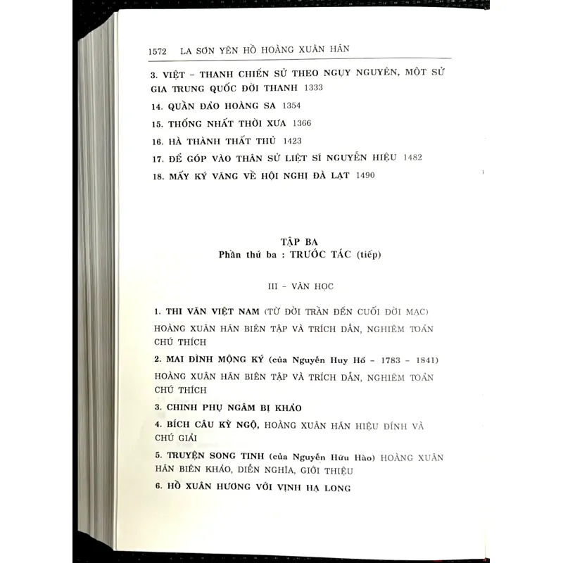 HOÀNG XUÂN HÃN - TẬP 2 :  LỊCH SỬ 1006989