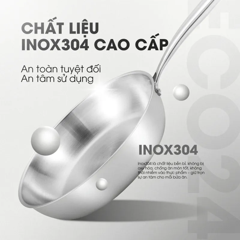 Kalite ECO26 – Chảo rán inox liền khối cao cấp 734556