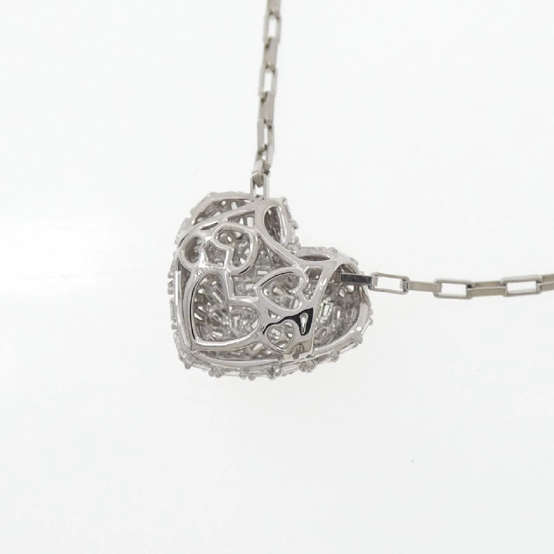 K18WG Dây chuyền kim cương hình trái tim 0.40CT - Hàng hiệu Chính hãng 857091