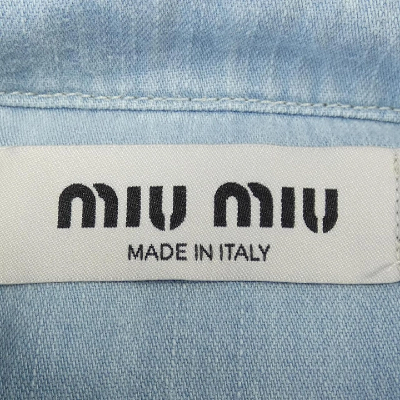 MIU MIU GWC097 10BM Áo sơ mi 635175