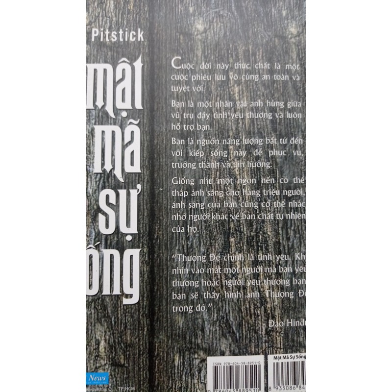 Mật mã sự sống - Mark Pitstick (New 100% kèm Bookmark) 191496