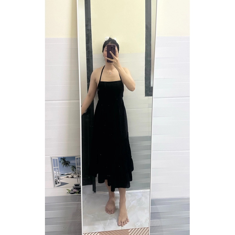 Váy maxi hở lưng, dạo phố, đi biển bao xinh, size S,M mang đẹp 478953