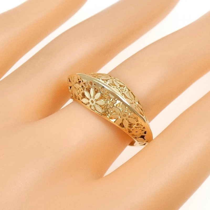 Nhẫn hoa 750YG - Hàng hiệu Authentic 851927