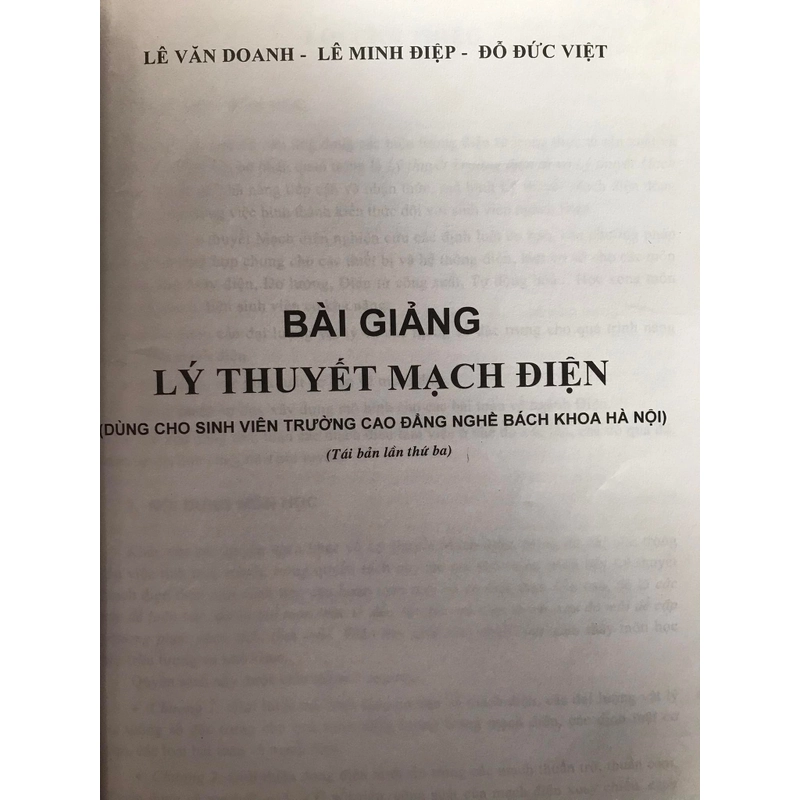 LÝ THUYẾT MẠCH ĐIỆN 471577