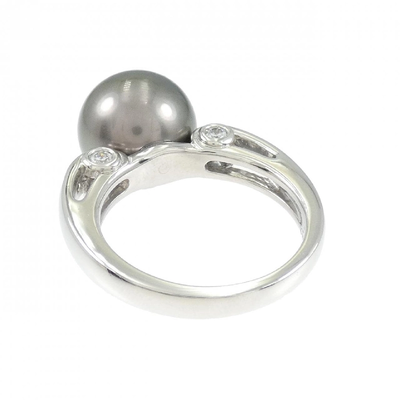 Tasaki Nhẫn Ngọc Trai Đen 11.2mm - Hàng hiệu Chính hãng 837608