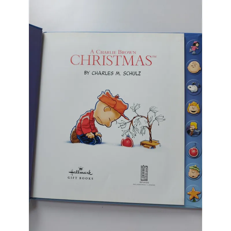 Sách Âm Thanh ✨ A CHARLIE BROWN CHRISTMAS – AN INTERACTIVE BOOK WITH SOUND ✨ 712416