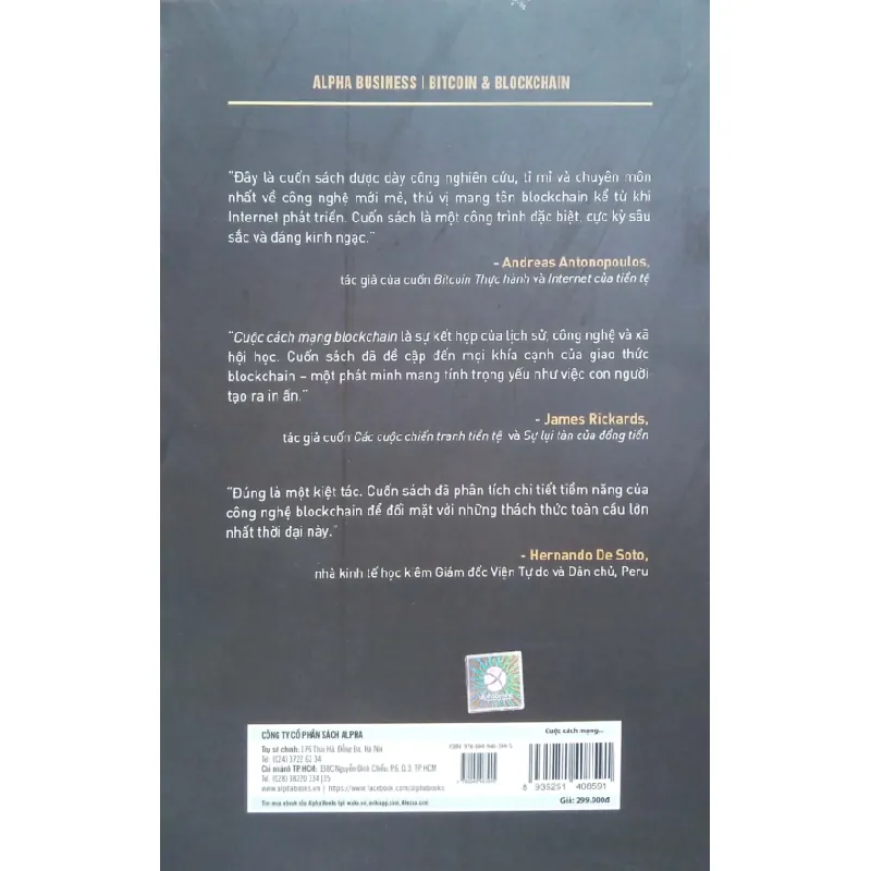Cuộc Cách Mạng Blockchain - Don Tapscott, Alex Tapscott 690075