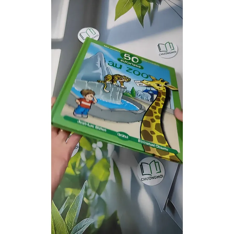 [MIỄN PHÍ BỌC SÁCH] 50 Surprises Au Zoo ( Pháp) 990375