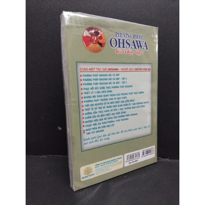 Phương pháp Ohsawa - Hỏi và đáp - Tập 2 (có bọc) mới 90% ố nhẹ HCM2608 Huỳnh Văn Ba SỨC KHỎE - THỂ THAO 916659