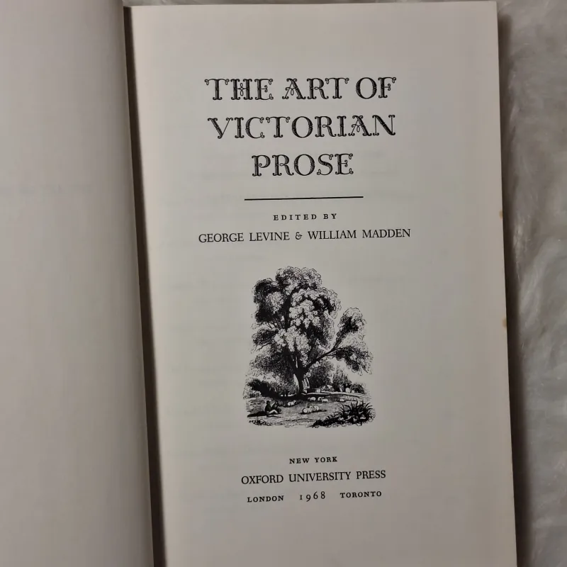 The Art of Victorian Prose 783230