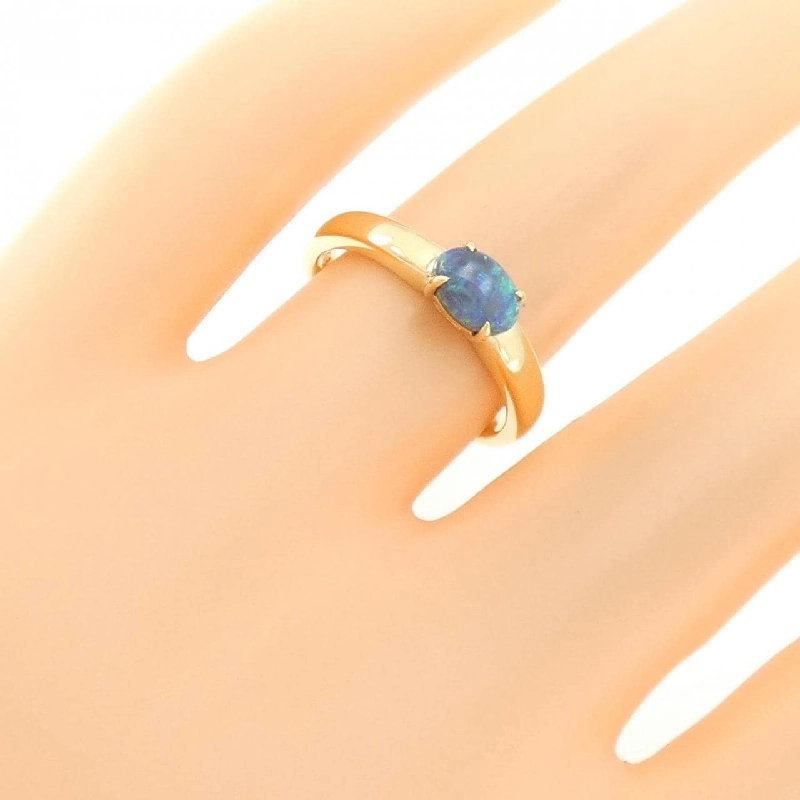 Nhẫn Opal Đen K18YG - Hàng hiệu Authentic 669889