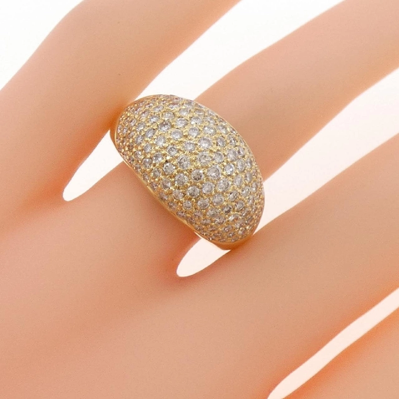 Nhẫn kim cương Pavé K18YG 1.50CT - Hàng hiệu Chính hãng 851200