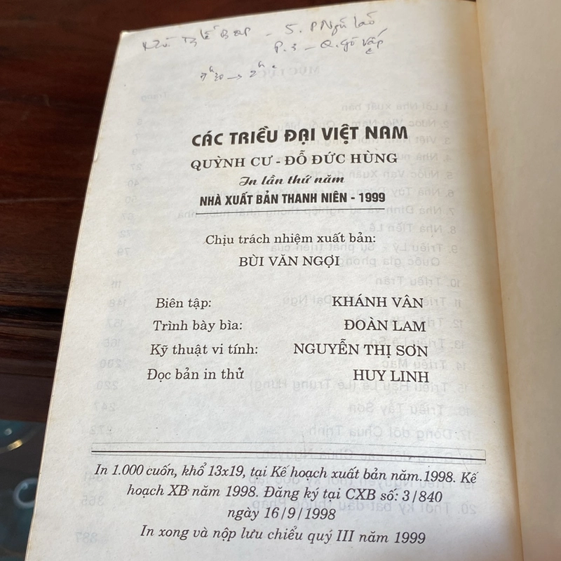 CÁC TRIỀU ĐẠI VIỆT NAM  502359