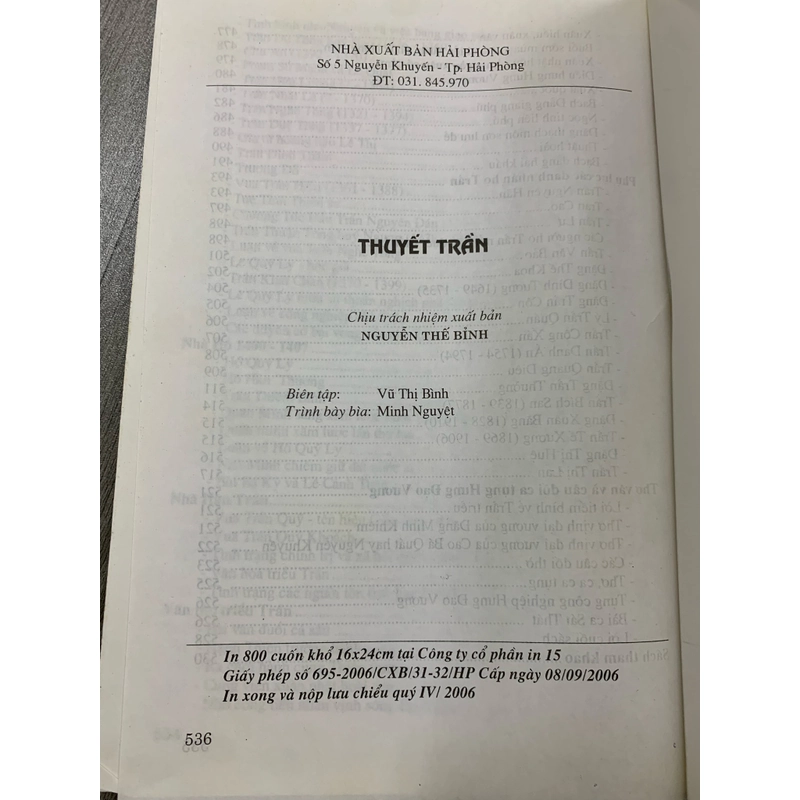 Thuyết Trần - Sử nhà Trần. 999 463762