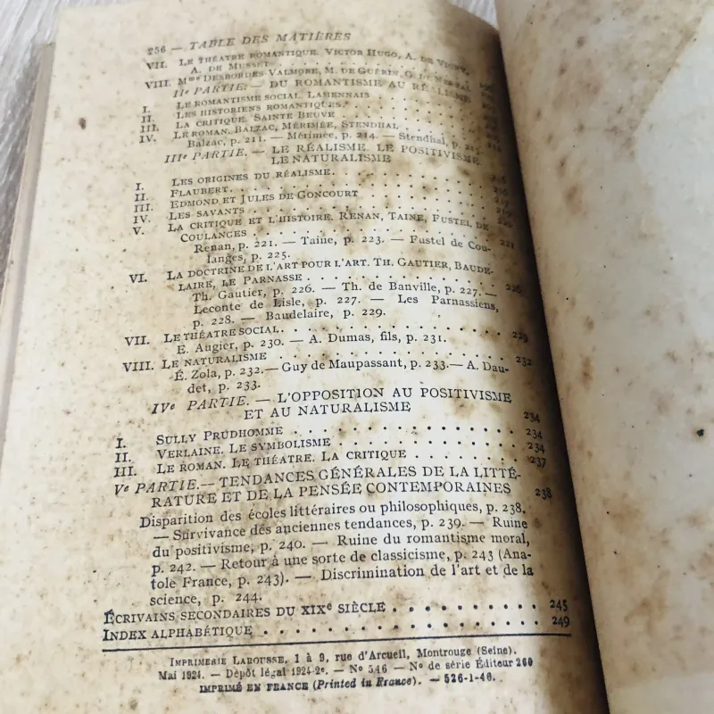 PRÉCIS DE LITTÉRATURE FRANÇAISE – Daniel Mornet 971704