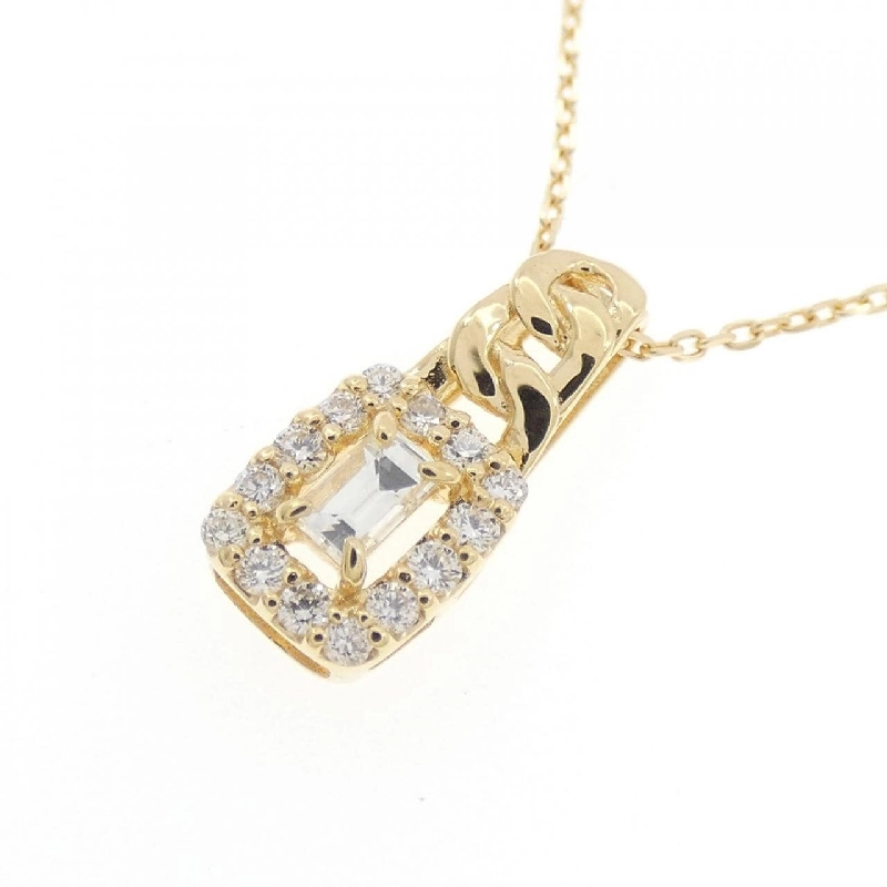 Dây chuyền kim cương K18YG 0.15CT - Hàng hiệu Chính hãng 860999