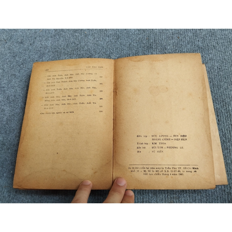THƯ VÀO NAM - LÊ DUẨN 517571