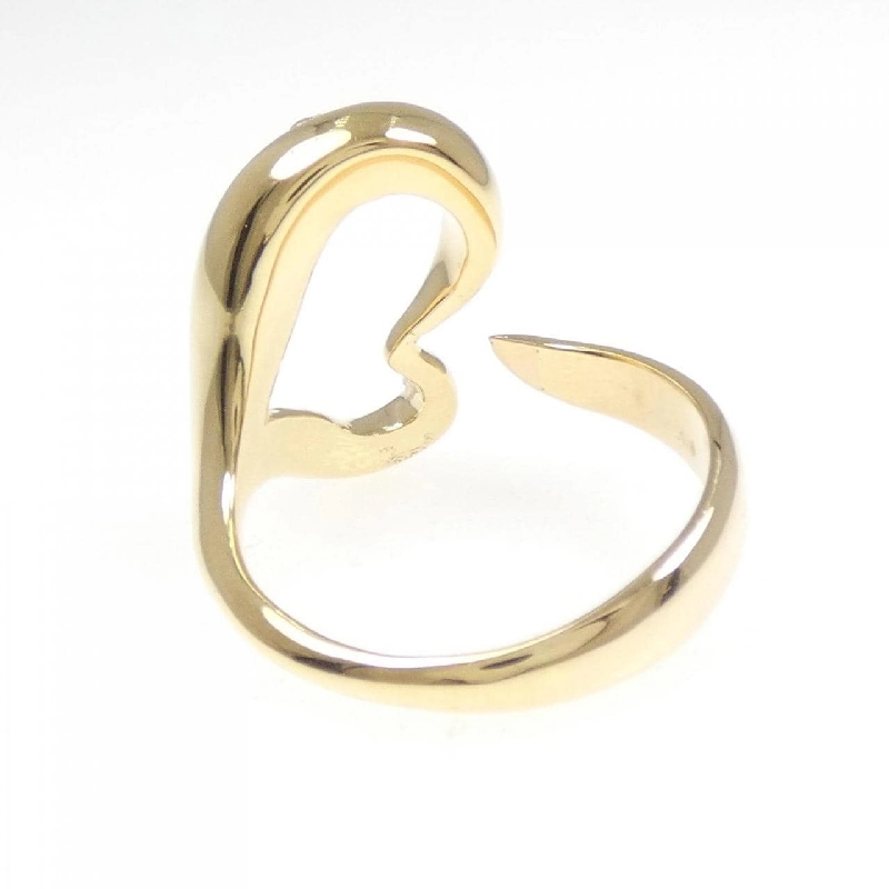 Nhẫn kim cương hình trái tim K18YG - Hàng hiệu Authentic 853726