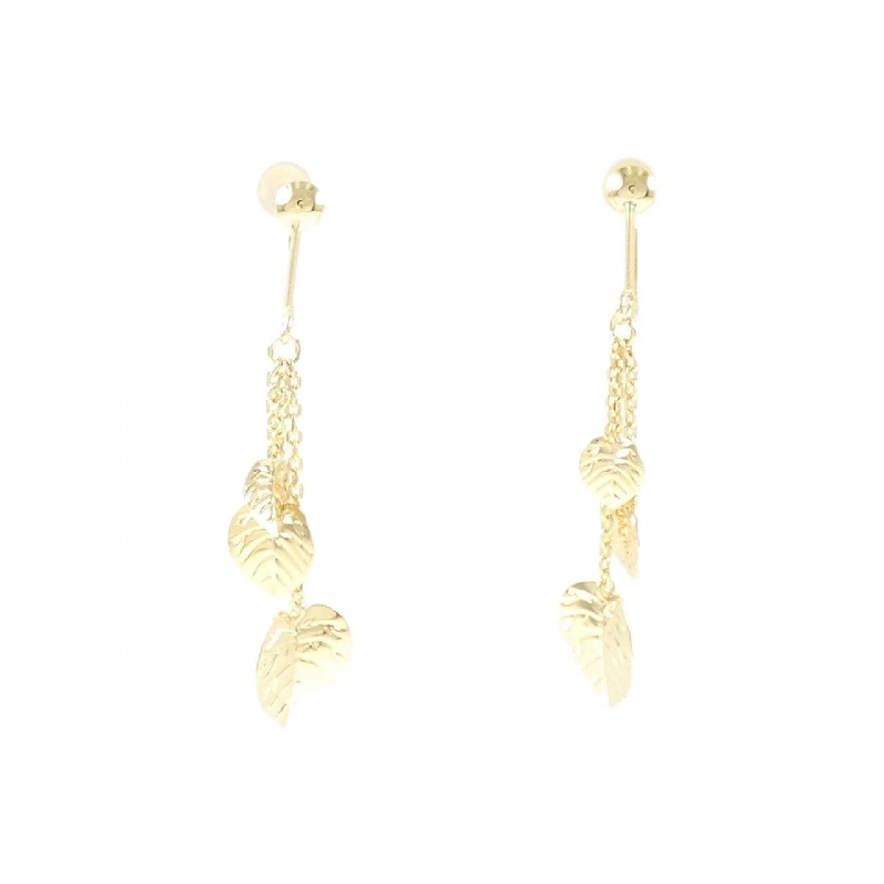 K18YG Lá Bạc Tai - Hàng hiệu Chính hãng 872896